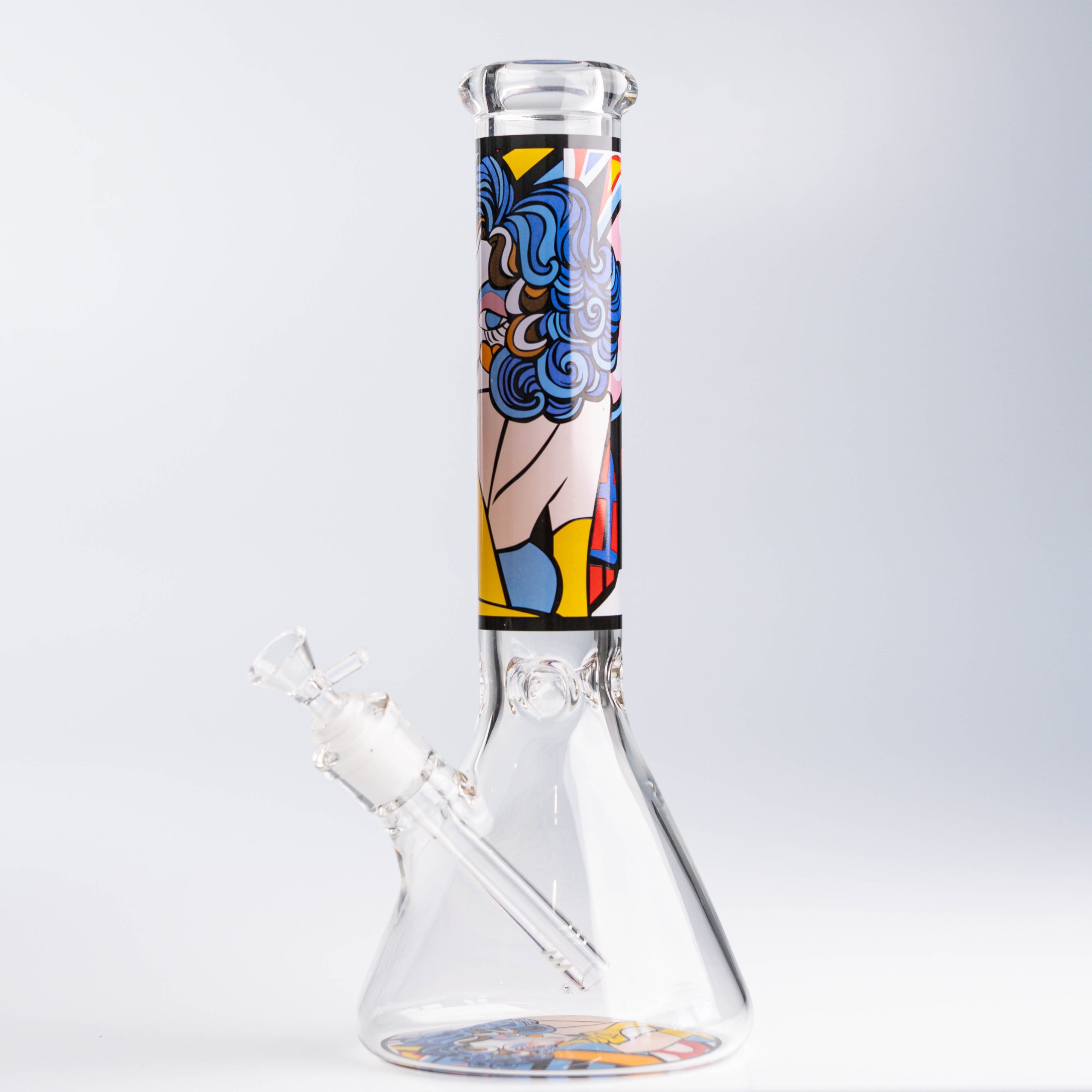 Бонг скляний 26см "Abstraction" GT-120S