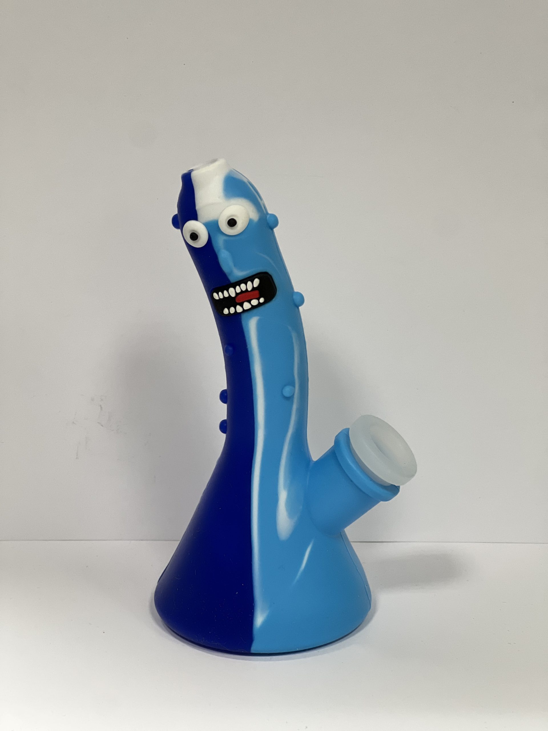 Cиліконовий бонг/скло 17см. № 318S "Огірок"