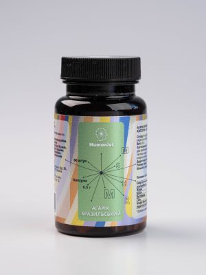 Дієт. добавка Агарік бразильський, Humanist, 60 капс (0.5 г)