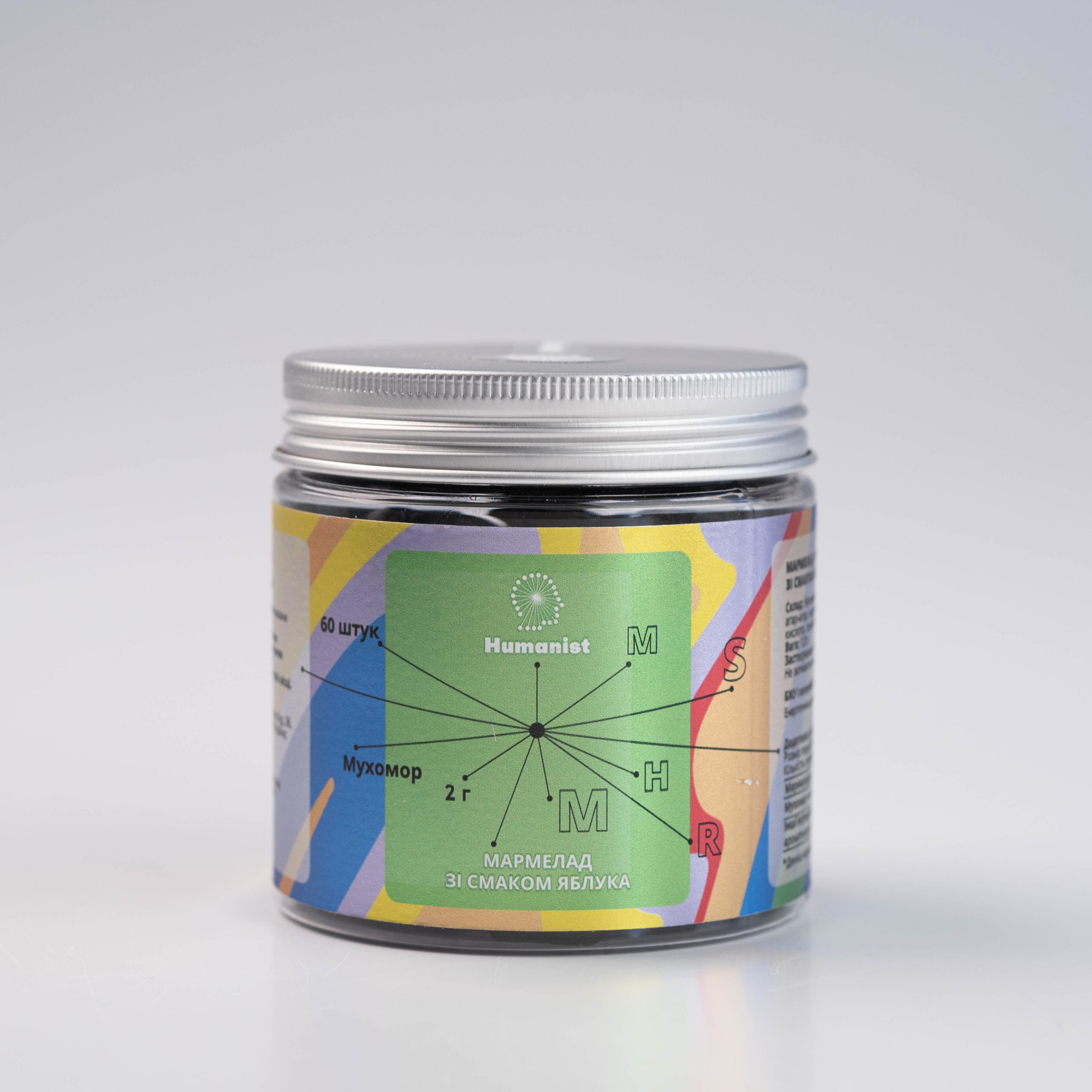 Мармелад із Мухом.червоним зі смак. яблука, Humanist, 60 шт по 2 г