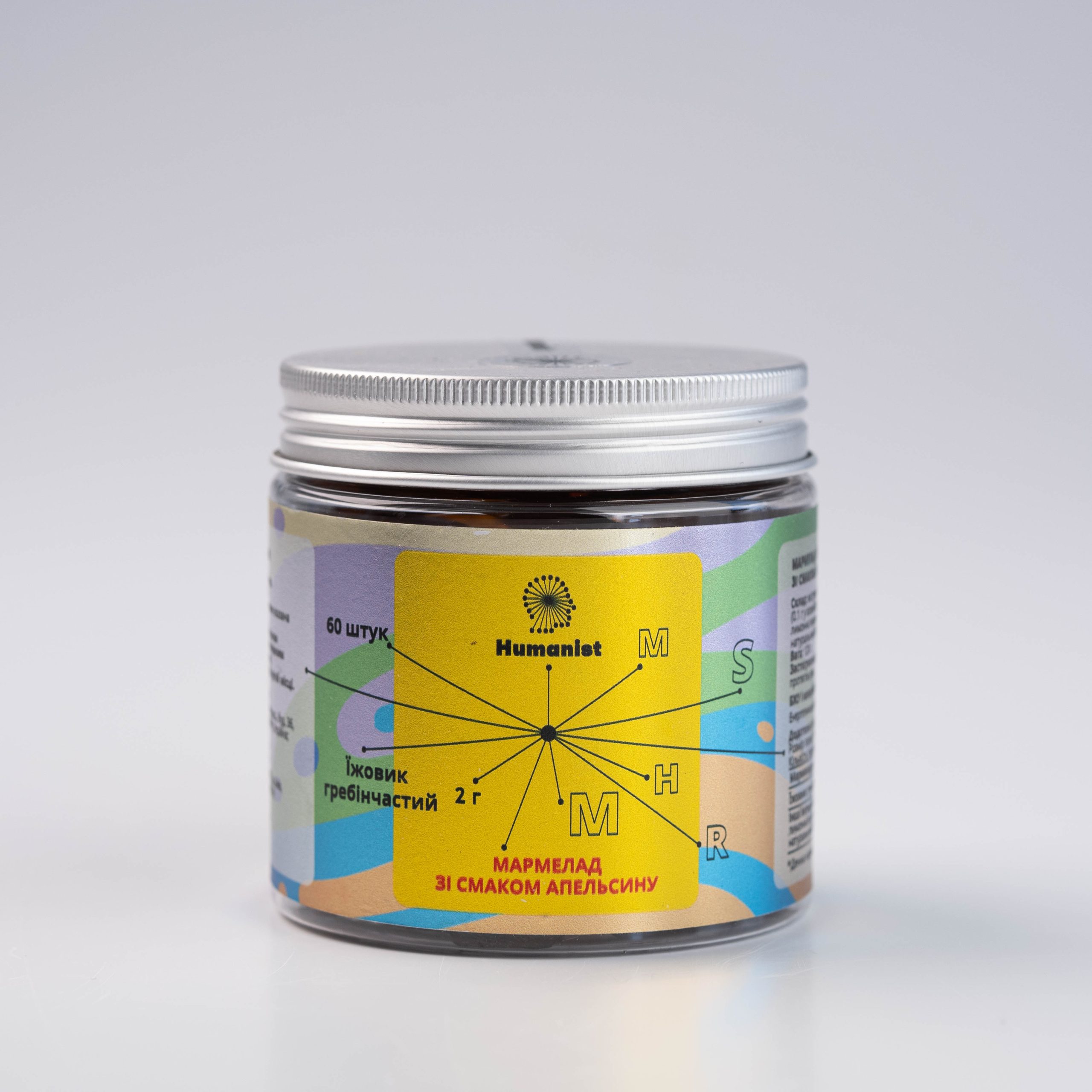 Мармелад з Їжовиком гребінч. апельсин, Humanist, 60шт по 2г