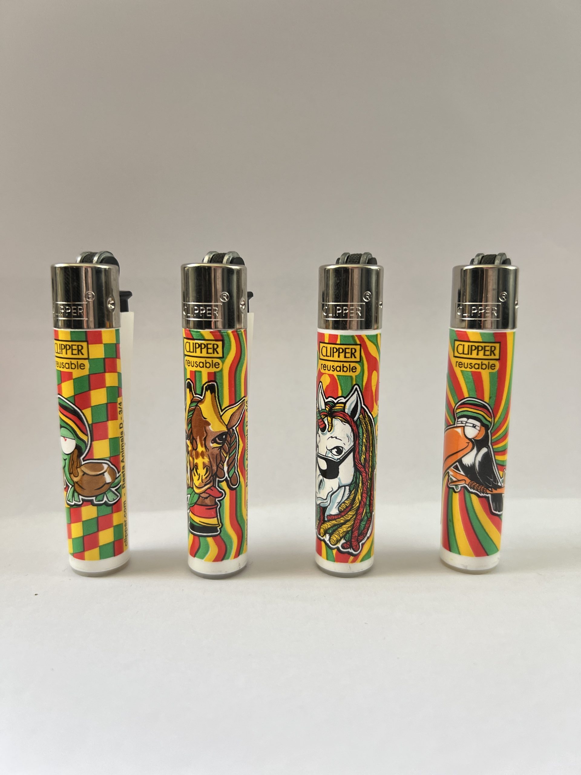 Запальничка "D24 CLIPPER CP21RH RASTA ANIMALS D"