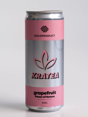 НАПІЙ безалкогольний KRATEA Grapefruit, 0,33 л. Жб