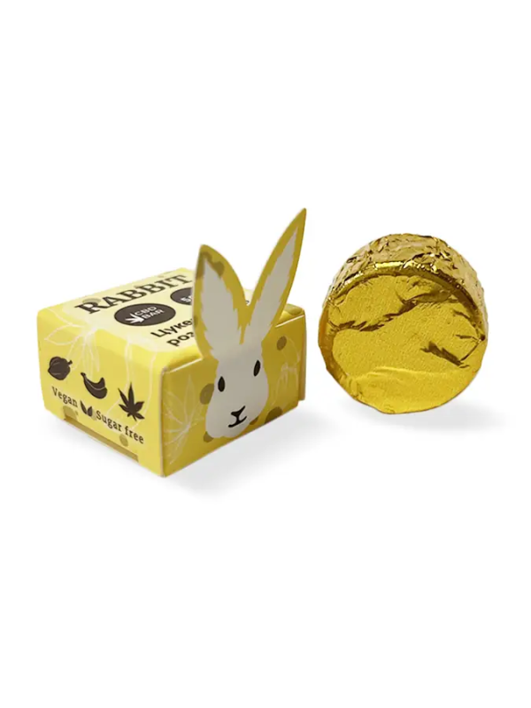 CBD Rabbit цукерка з білого шоколаду 8g  50mg CBD Vegan