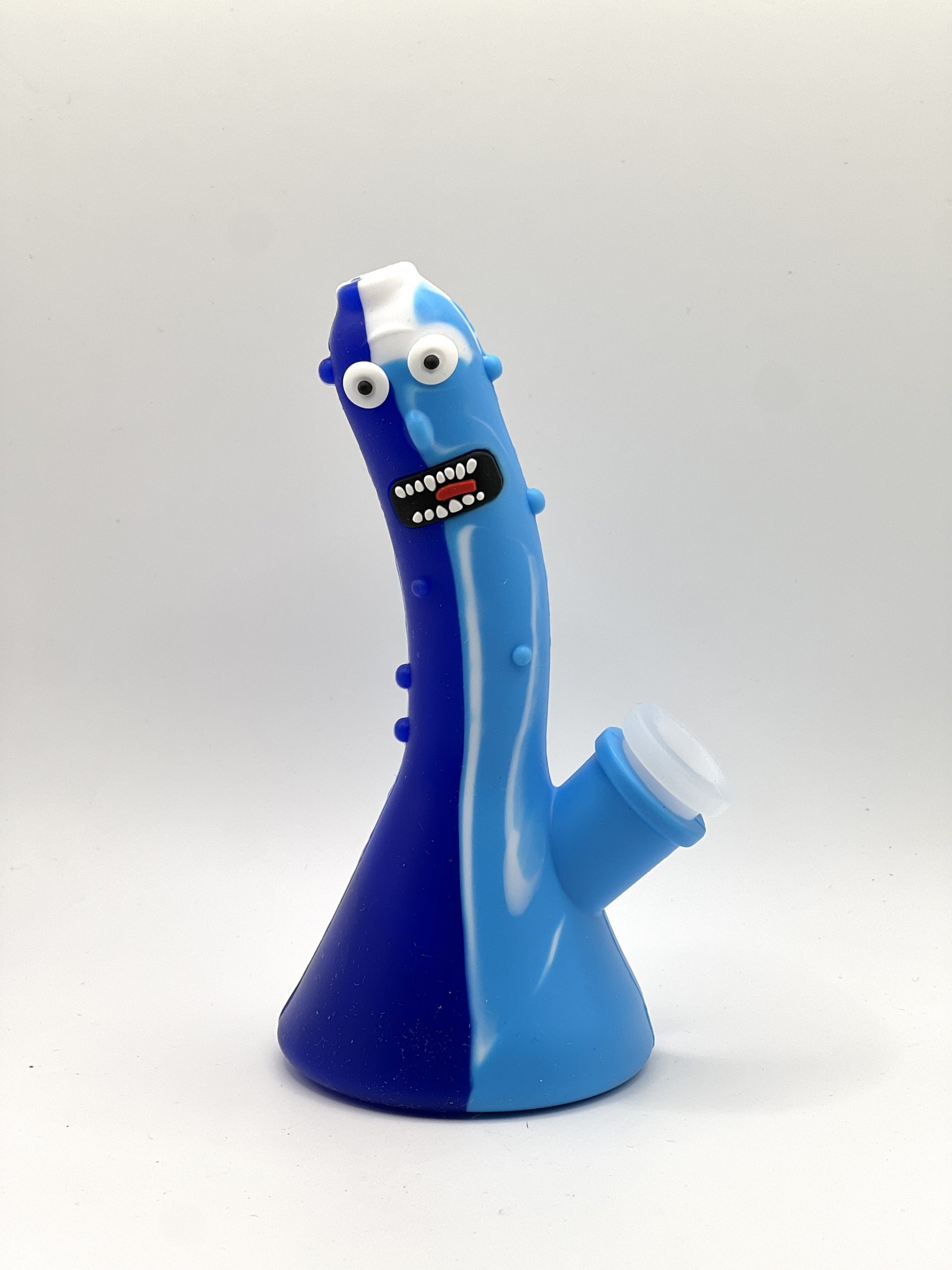 Cиліконовий бонг/скло 17см. № 318S "Огірок"