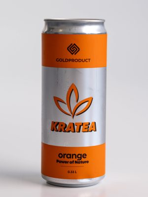 НАПІЙ безалкогольний KRATEA Orange, 0,33 л. жб