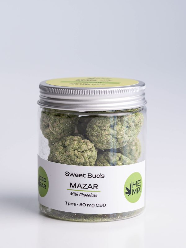 Sweet Buds MAZAR 100g 50 mg CBD з молочного шоколаду