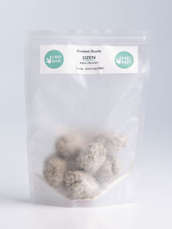 Цукерка Sweet Buds DZEN 10g 200 mg CBD з білого шоколаду - Зображення 2