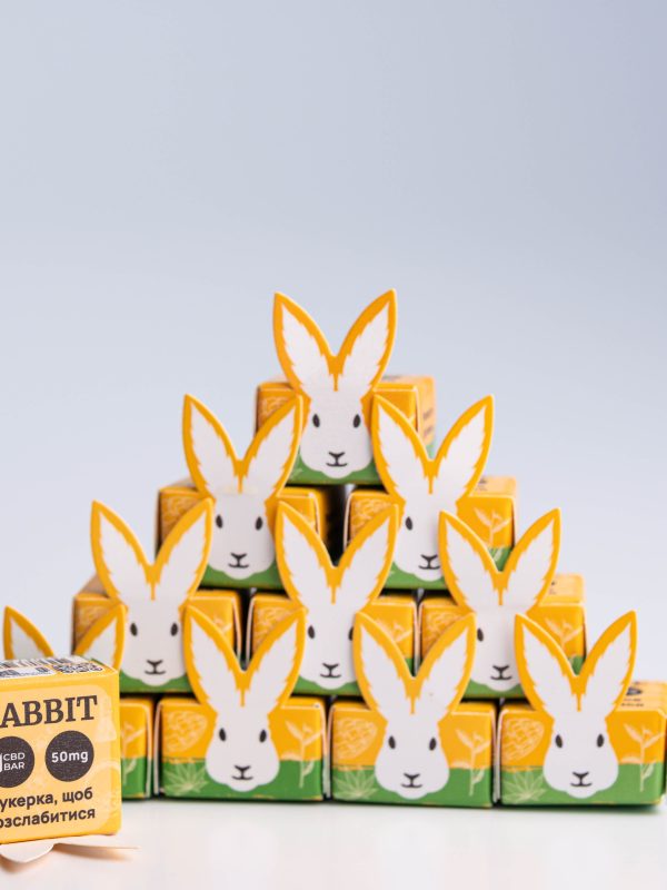 CBD Rabbit цукерка з матчею 8g  50mg CBD Vegan
