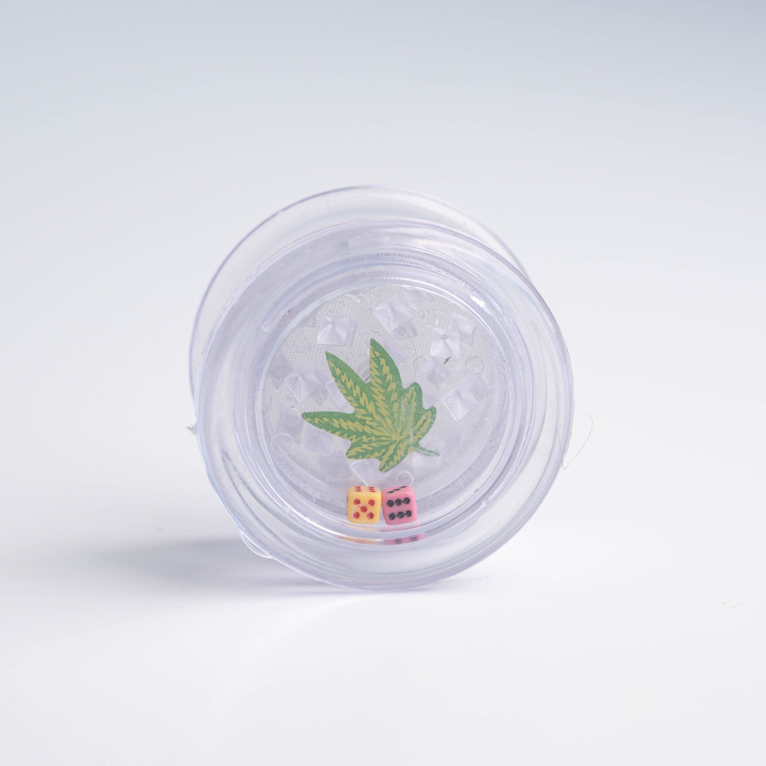 Гріндер пластиковий 55*32мм № GT-103E