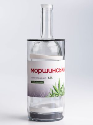 Бонг скляний водник "Моршинська"