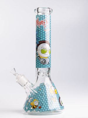 Бонг скляний 35см "Rick and Morty" GT-120S