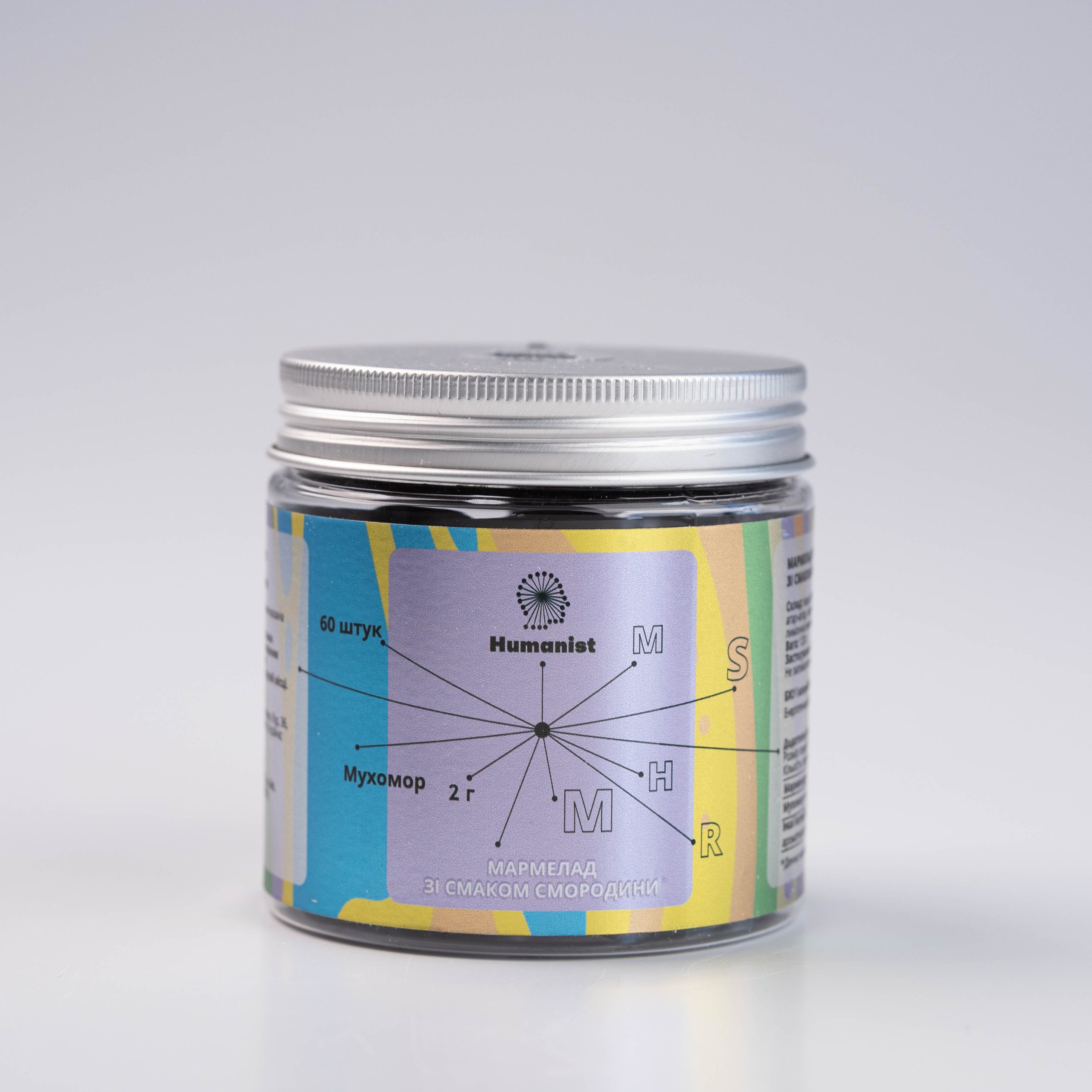 Мармелад із Мухом. червоним зі смак. смородини, Humanist, 60 шт по 2 г