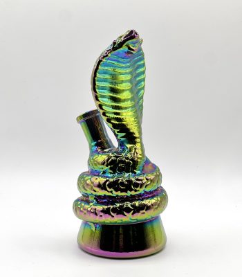 Бонг скляний 16 см «Кобра»