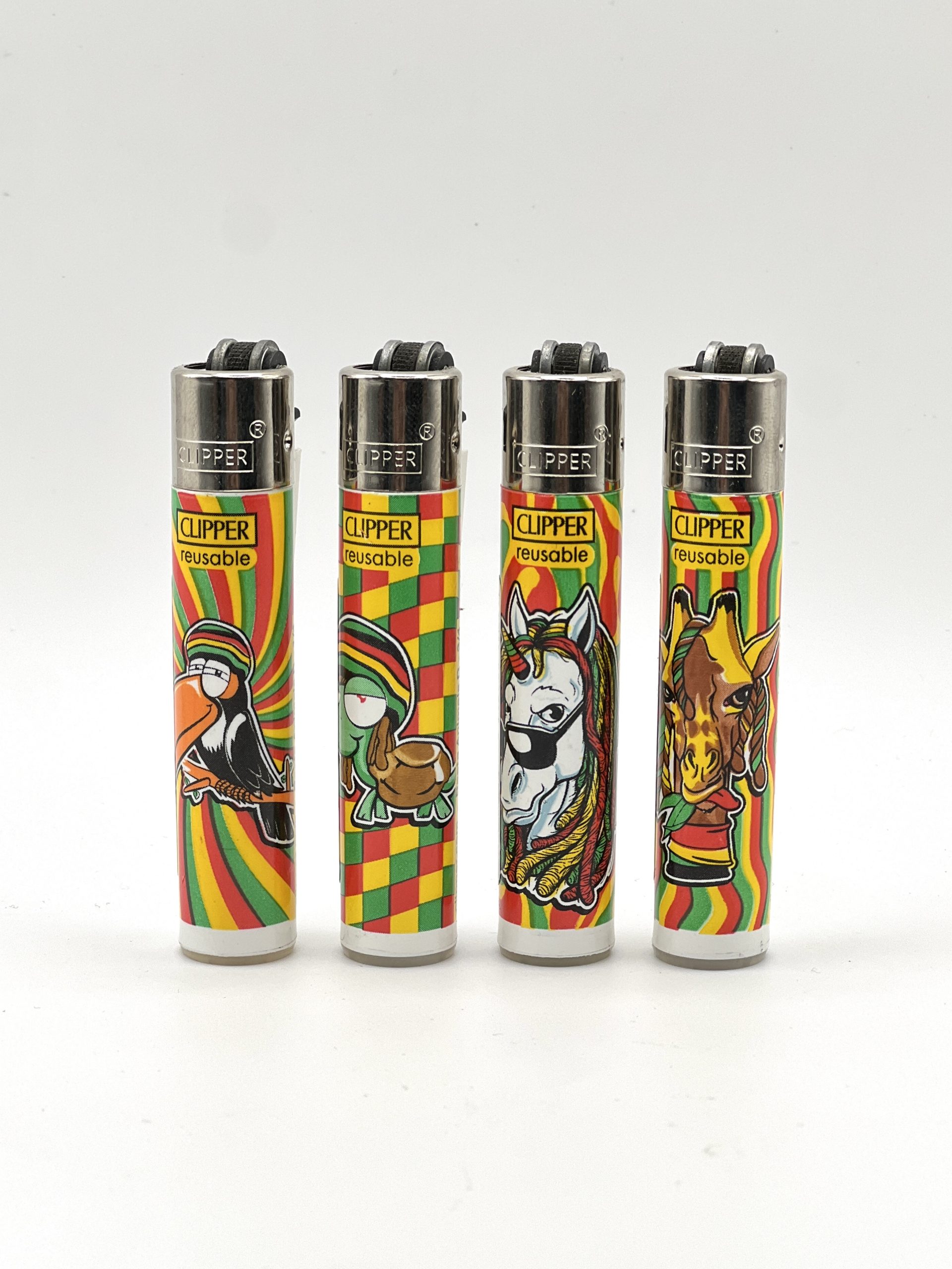 Запальничка "D24 CLIPPER CP21RH RASTA ANIMALS D"