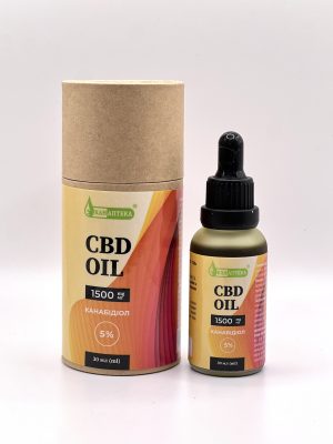 Добавка дієтична "Олія CBD 1500mg" 30мл 5%