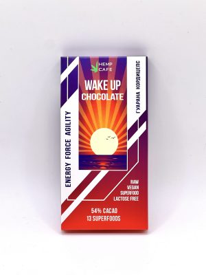 Шоколад темний "WAKE UP" плитка 40г TM Hemp Cafe