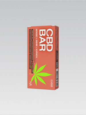 Батончик CBD BAR Арахіс+Фінік+Курага (50г)