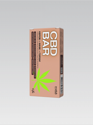 Батончик CBD BAR Кероб+Фінік+Горіхи (50г)