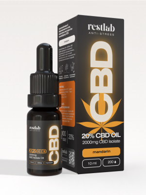 Олія 20% СBD Isolate mandarin RESTLAB (10мл)