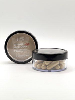 Капсули 21шт Пантерний мухомор + Червоний + Нііацин в Шайбі 10,5г Вирощено в Україні