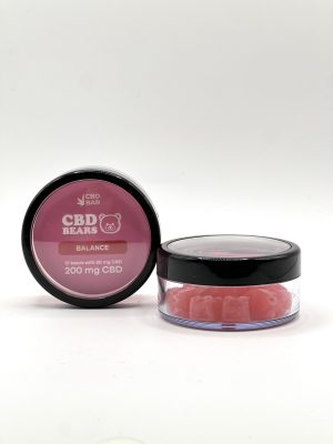 Желейні КБД ведмедики 10шт зі смаком полуниці Шайба 16g 200mg CBD Vegan