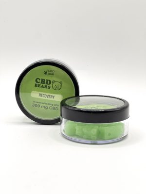 Желейні КБД ведмедики 10шт зі смаком яблука Шайба 16g 300mg CBD Vegan