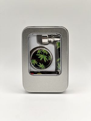 Набір для куріння 3 в 1(трубка/гріндер/сітки) UZG-0225