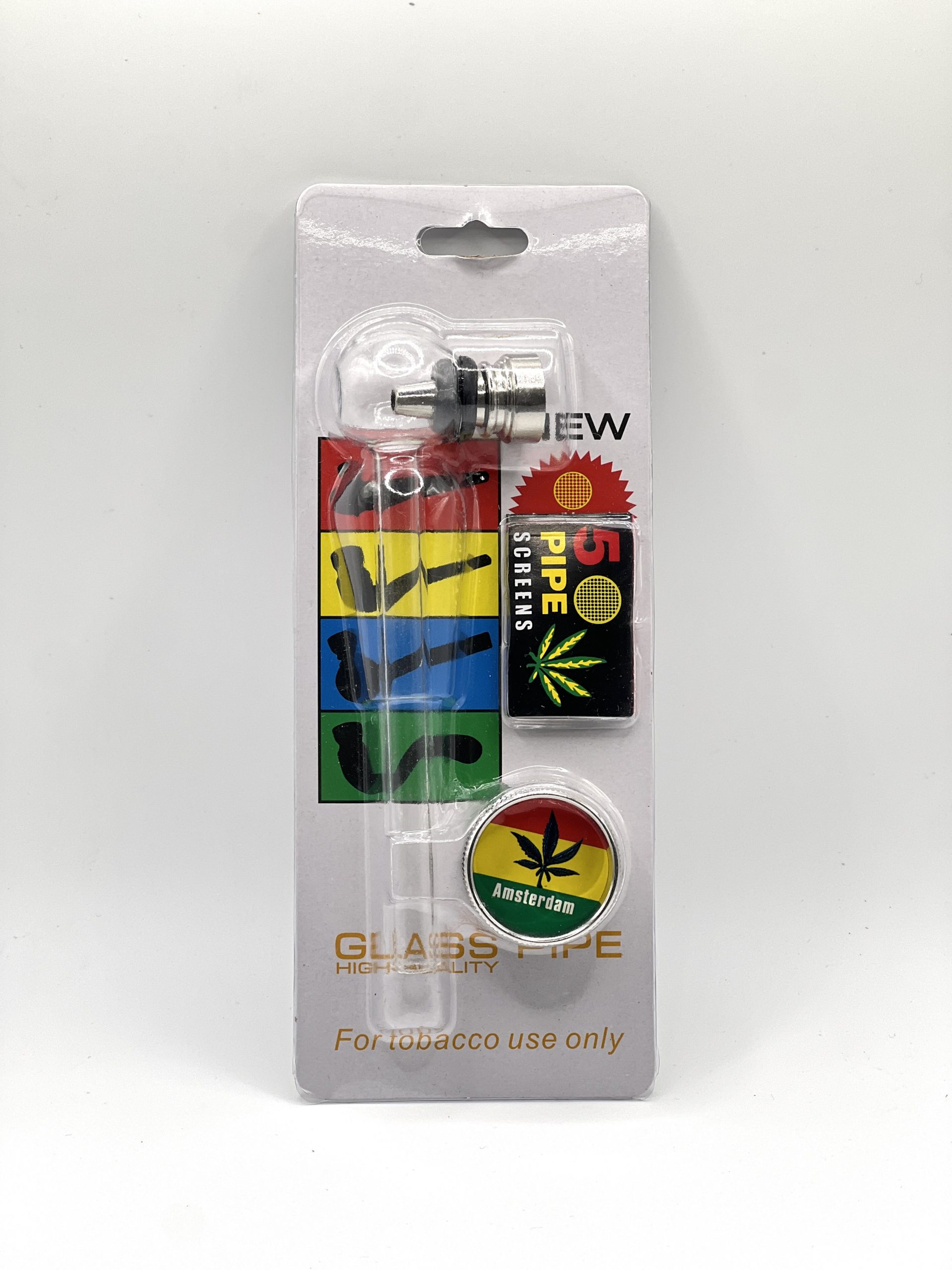 Трубка скляна/гриндер UZG0407