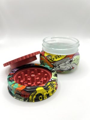 Контейнер скло/гріндер 2в1, 150мл