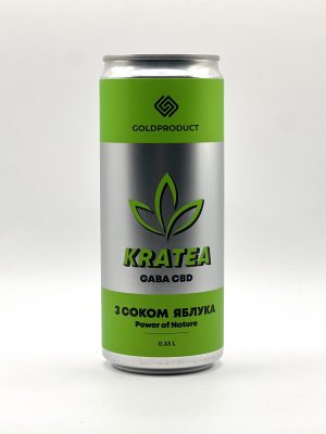 НАПІЙ безалкогольний KRATEA "CBD" Apple, 0,33 л. жб