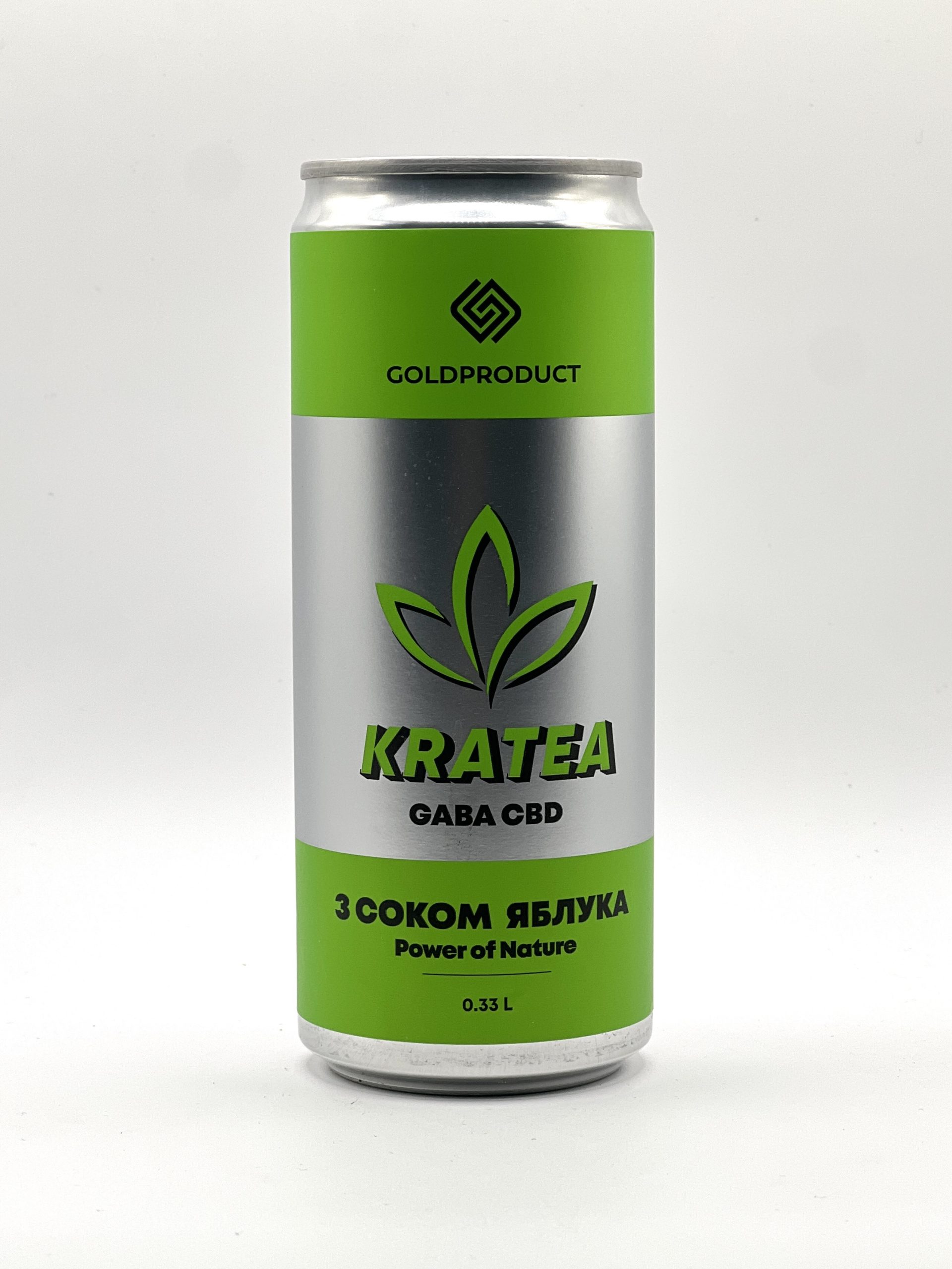 НАПІЙ безалкогольний KRATEA "CBD" Apple, 0,33 л. жб
