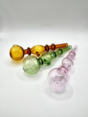 Трубка скляна курильна "Oil Burner" GT-082CE (14см)