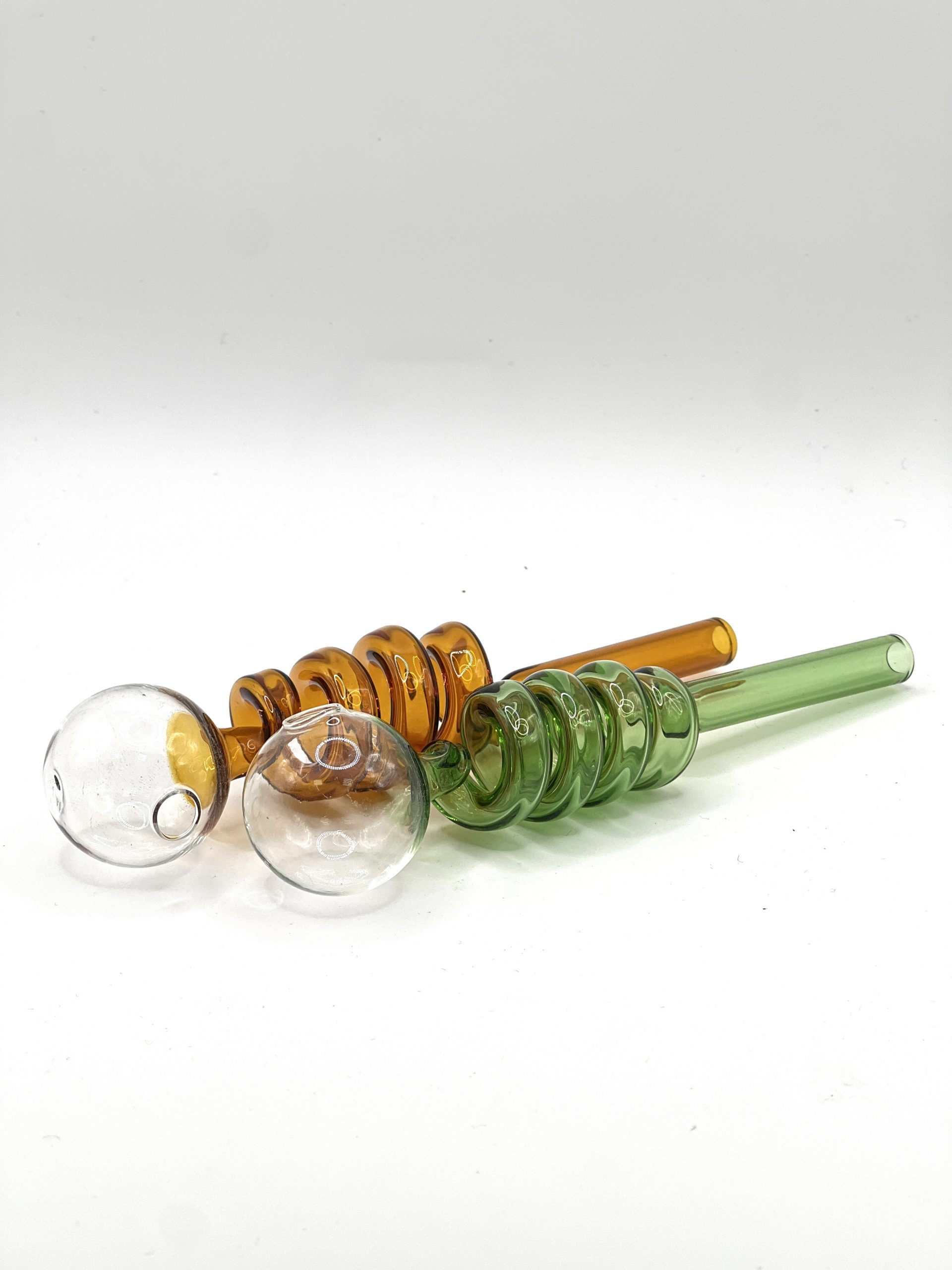 Трубка скляна курильна "Oil Burner" GT-058CE (14см)